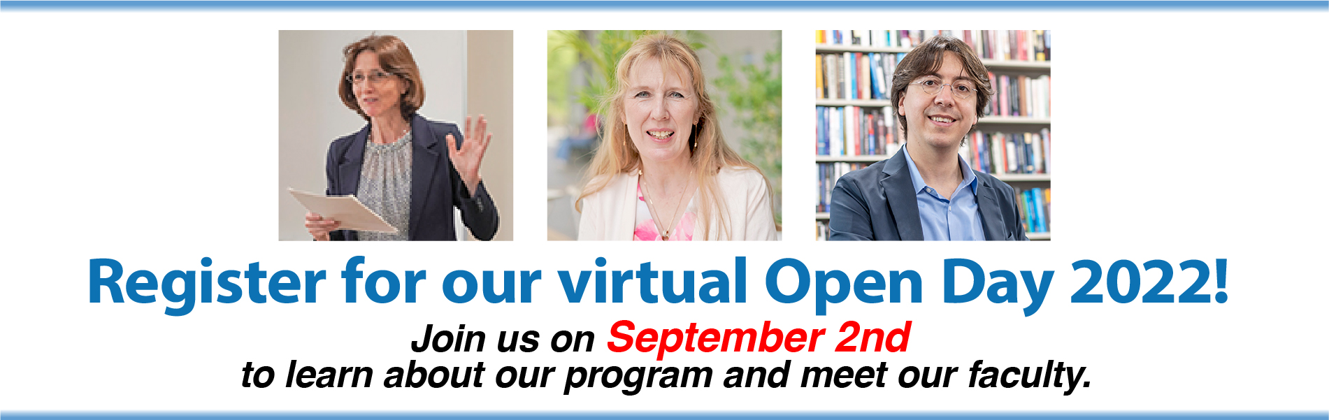 Virtual Open Day 2022 on September 2nd!
