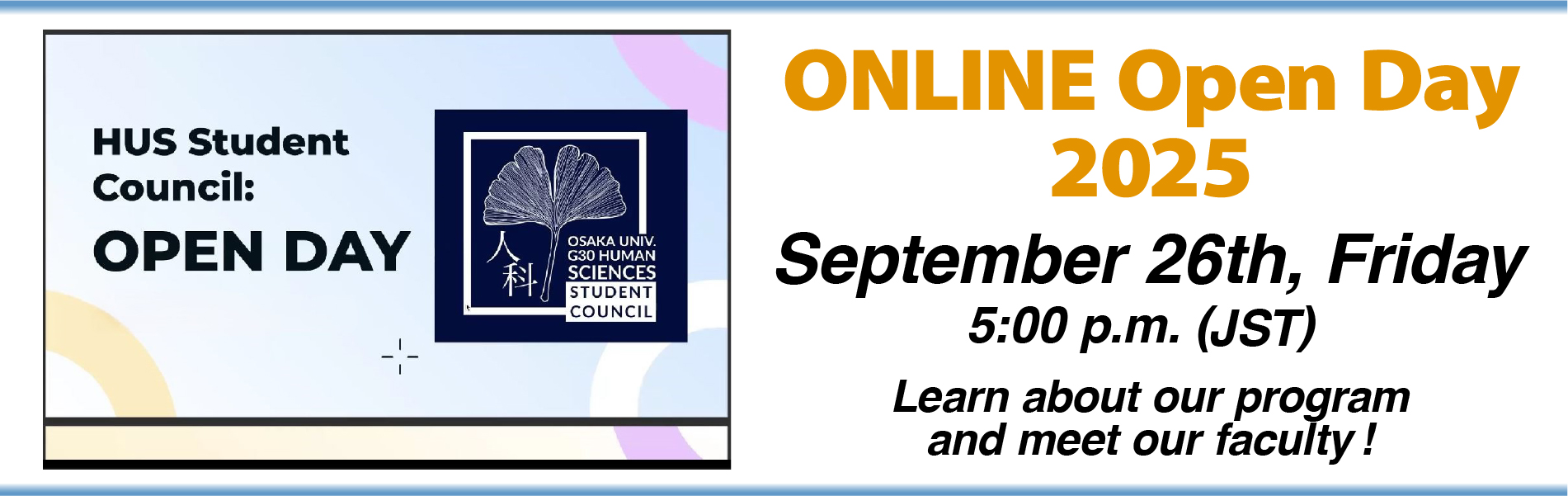ONLINE Open Day 2025